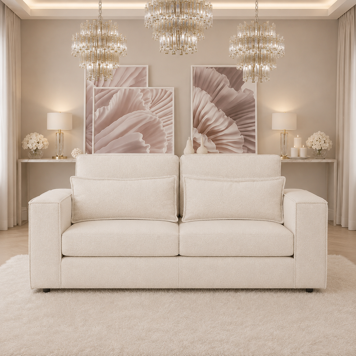 Orlando Luxe 3 Seater Sofa