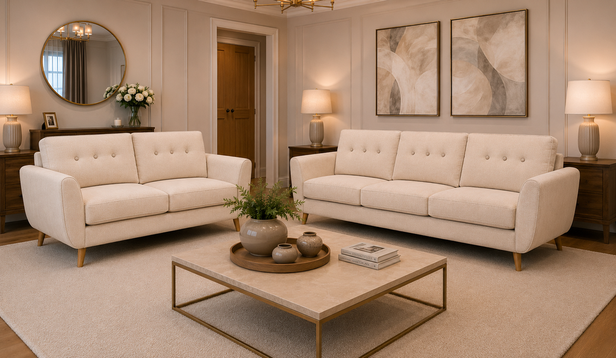 New York 3+2 Sofa Set