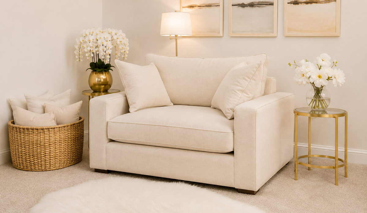 Milano Love Seat Luxe Comfort Sofa