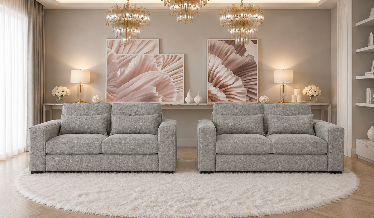 Orlando Luxe 3 Seater & 2 Seater Set