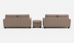 ImperialHighback 3 Seater & 2 Seater & Footstool Set