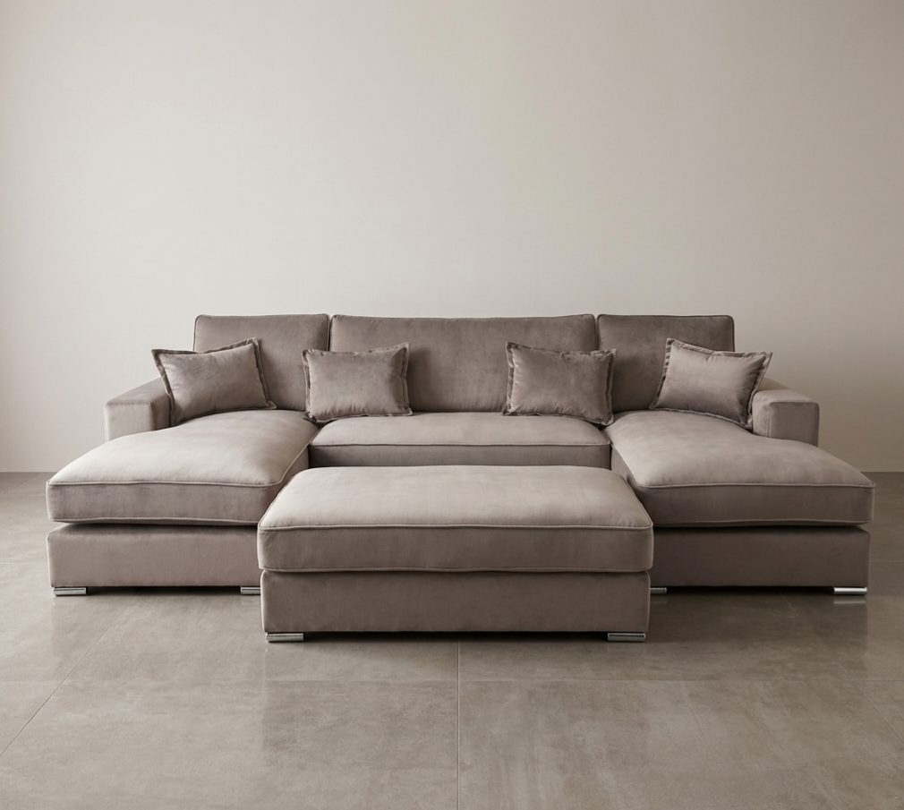 Double Lounge + Footstool - Clearance