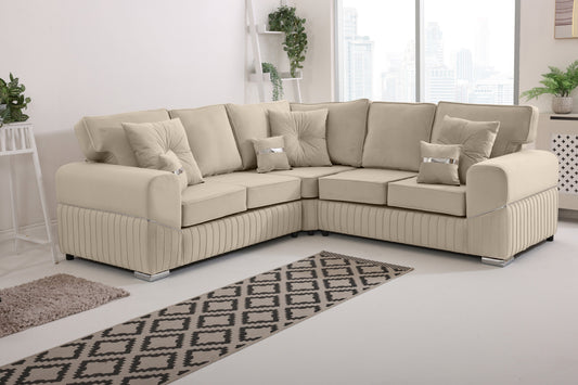 Marenza Corner Fullback - 2c2 - Bolster / Buttoned Cushions