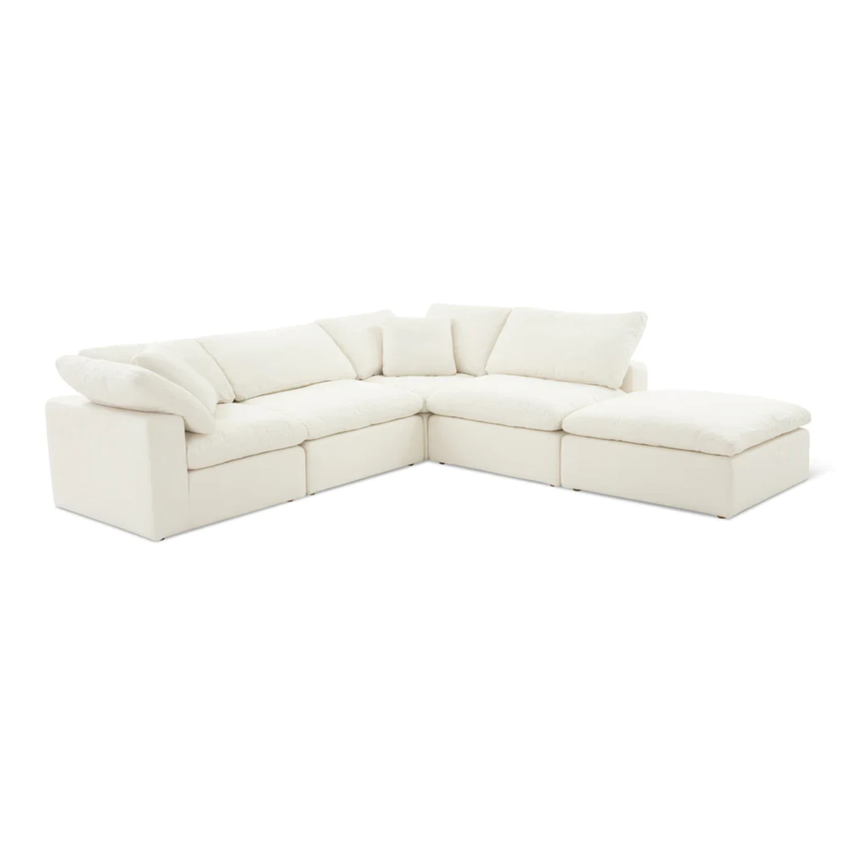 Mayfair L Shape Open End Sofa + Foot Stool