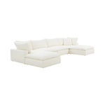 Mayfair XL U Shape Sofa Footstool x2