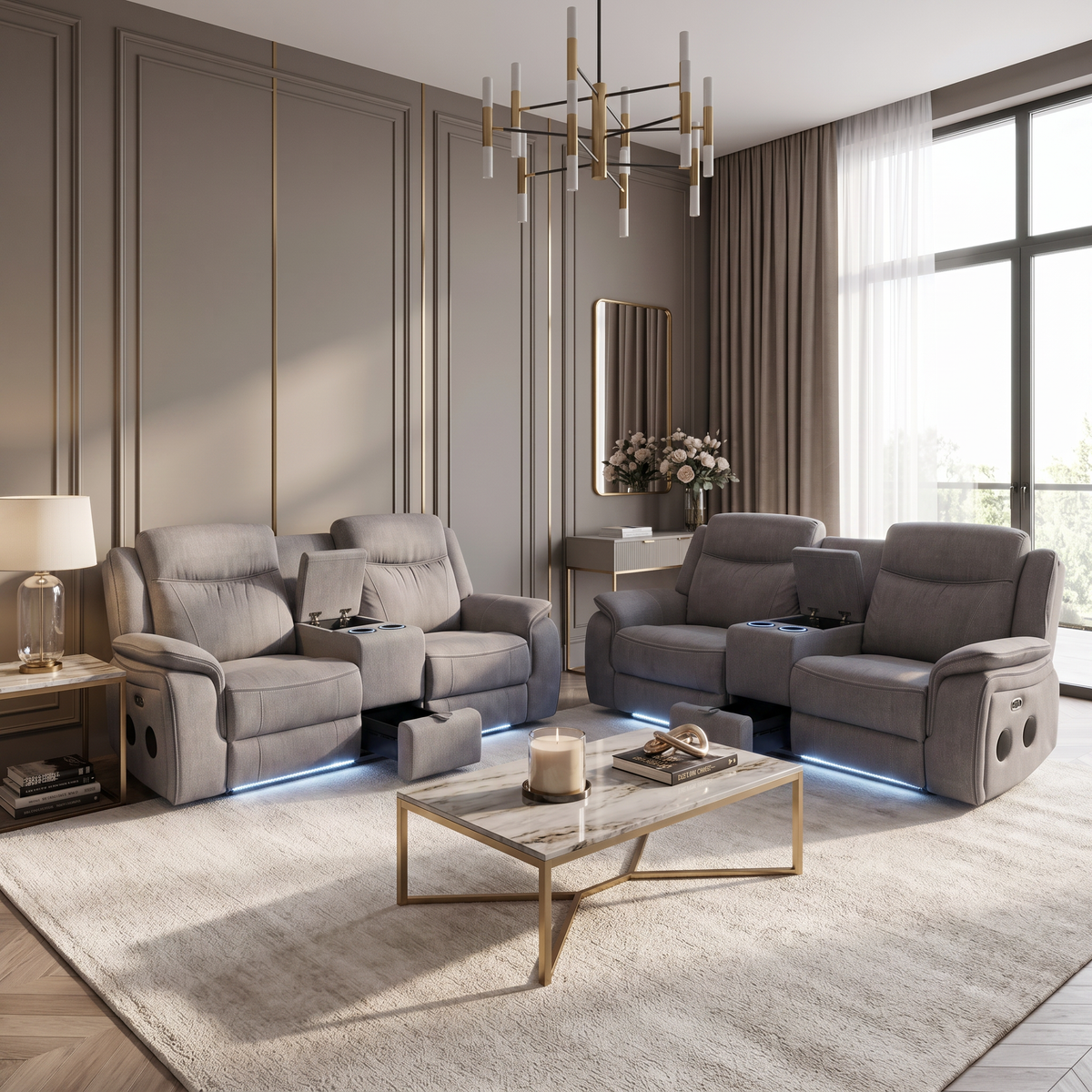 Varelli Smart Recliner Sofa Set