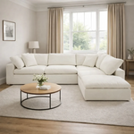 Mayfair L Shape Open End Sofa + Foot Stool
