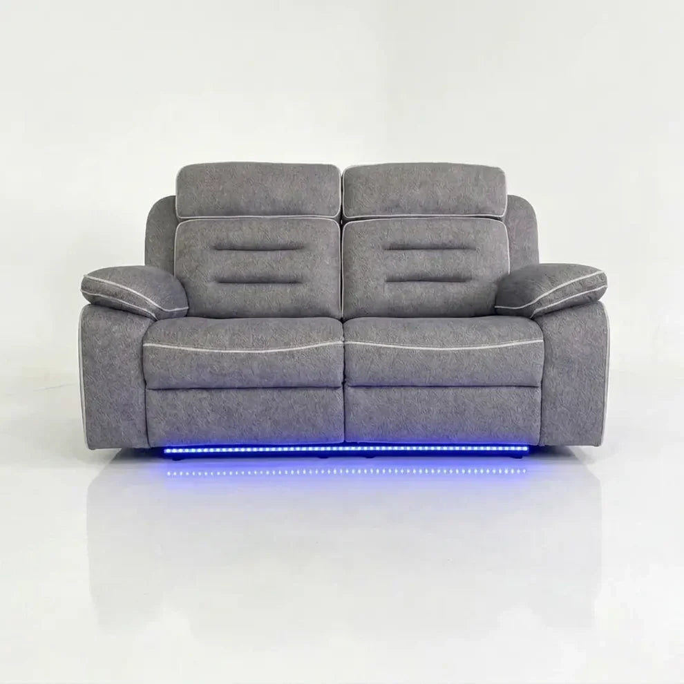 Monza 3 + 2 Seater Premium Tech Leather Electric Recliner Sofa Set