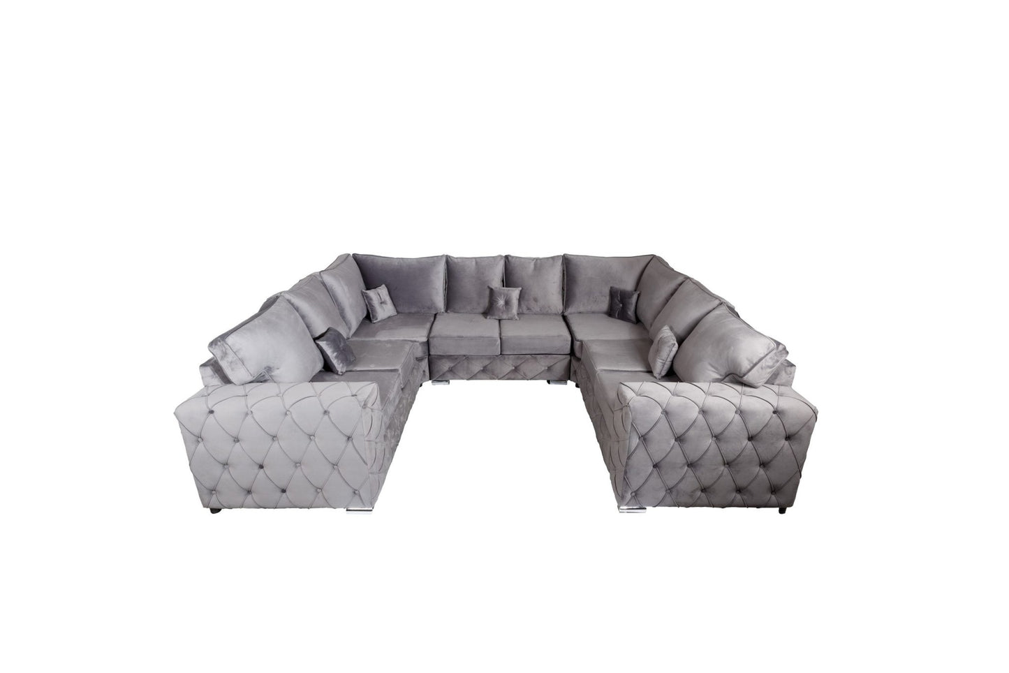 Milton U Shape - Plush Velvet - Sofa Empire UK
