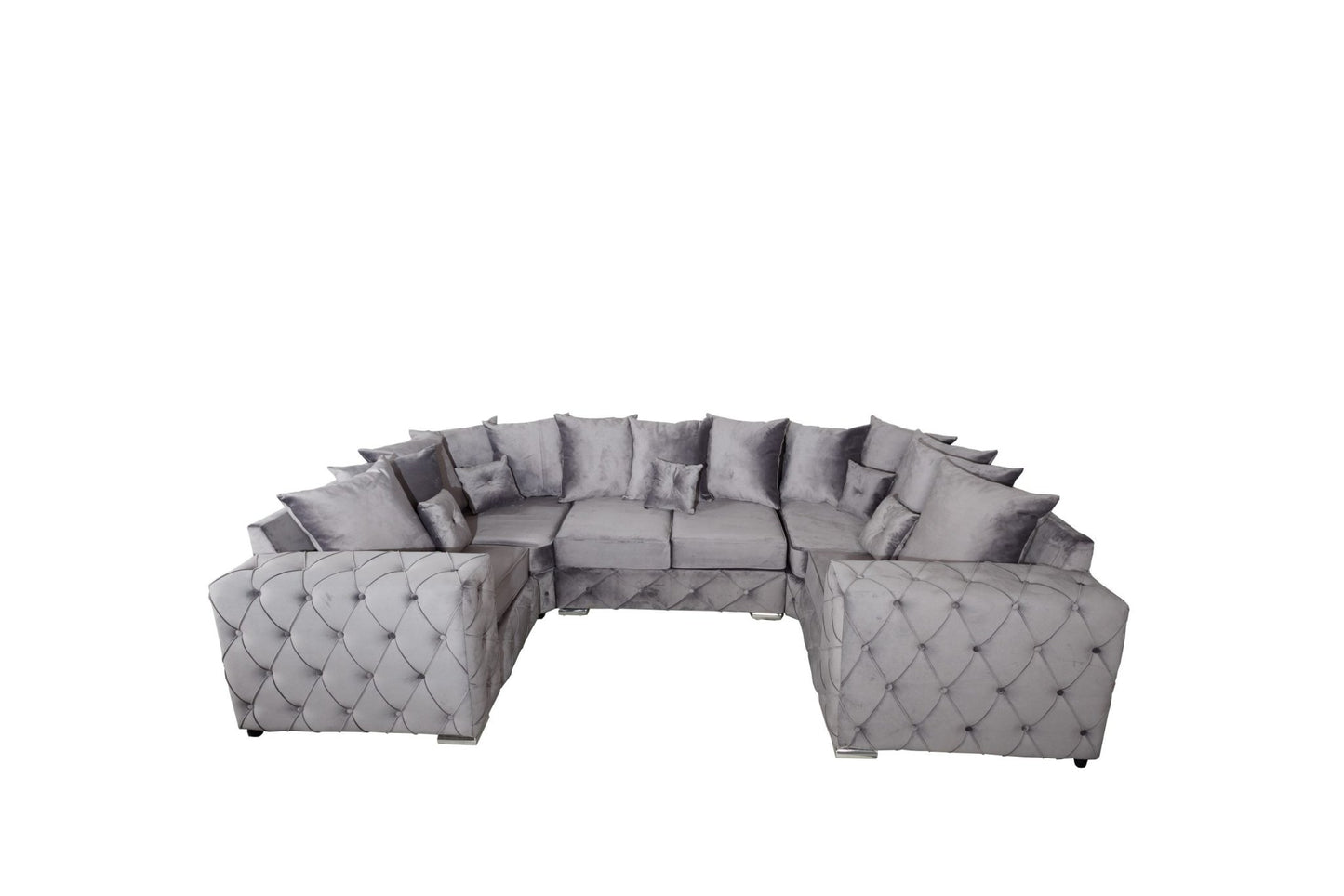 Milton U Shape - Plush Velvet - Sofa Empire UK