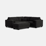 MonroeLuxe Large Double Corner &Footstool Set