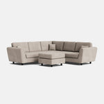 Imperial Highback Double Corner Sofa & Footstool Set