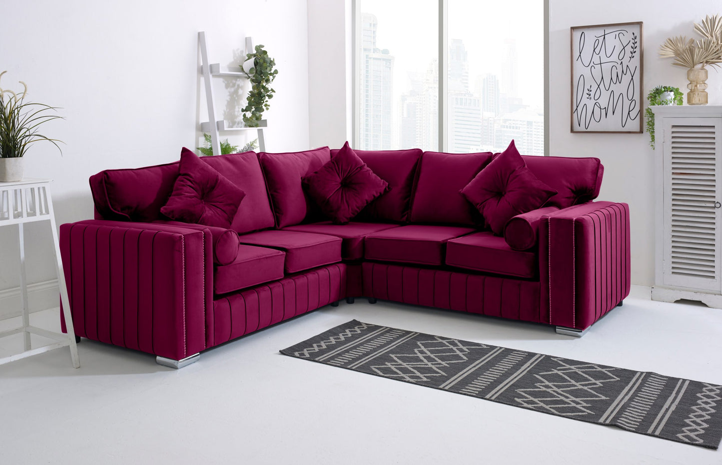 Layla Corner Fullback - 2c2 + Extra Cushions
