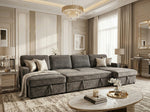 Rovello U-Shape Double Storage Sofa Bed