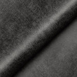 Hugo Black Bonded Leather 3 Seater Sofa