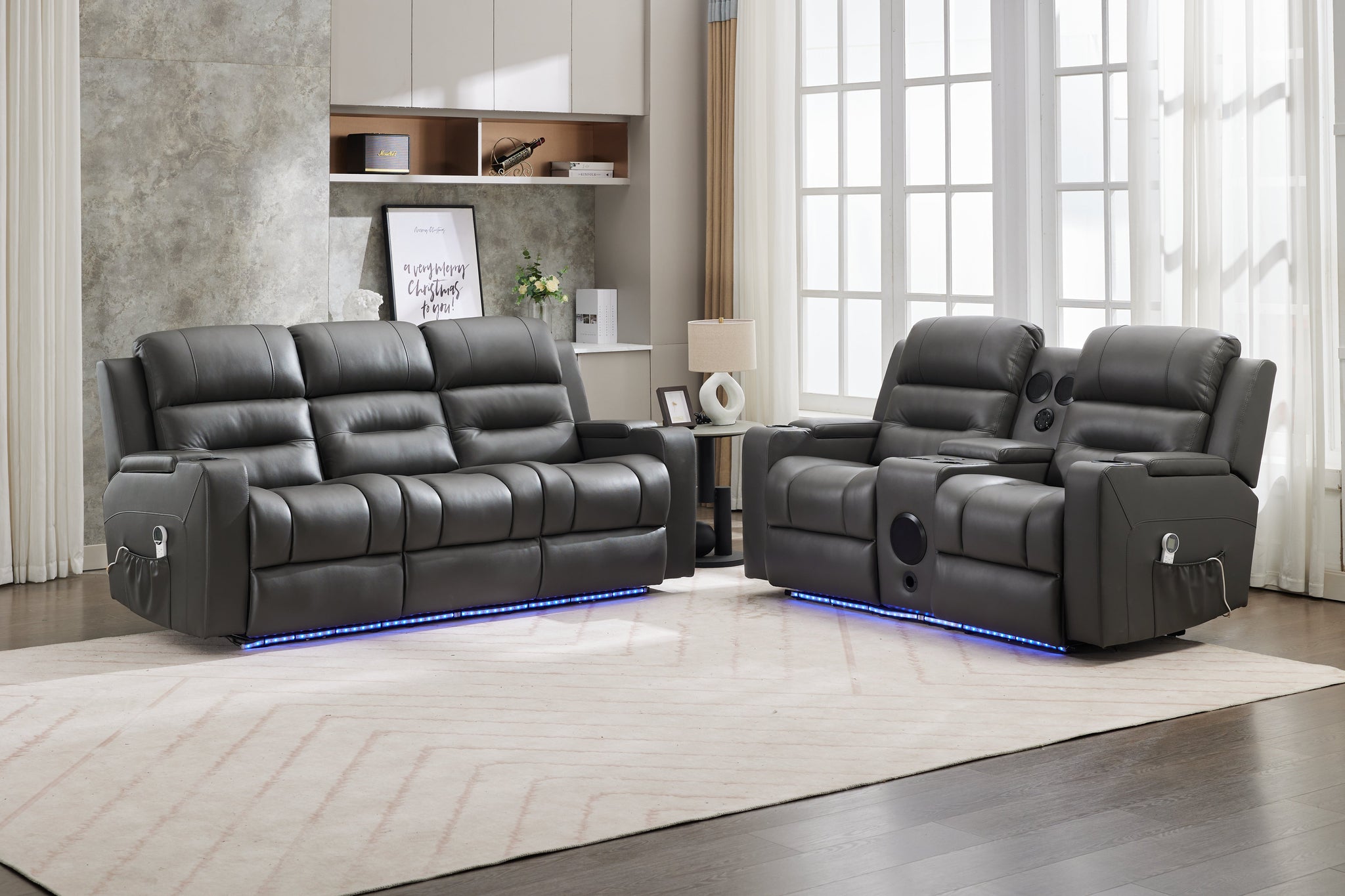 Tavira - 3+2 - Leather Recliners