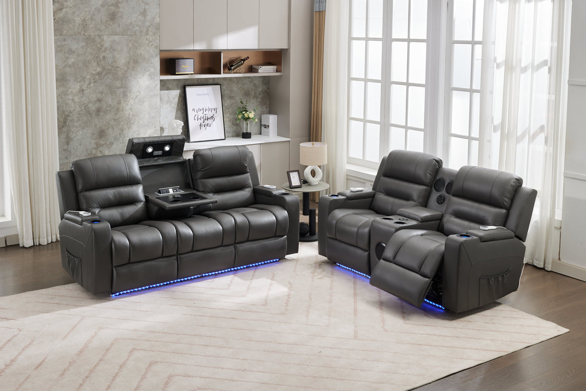 Tavira - 3 Seater - Leather Recliner