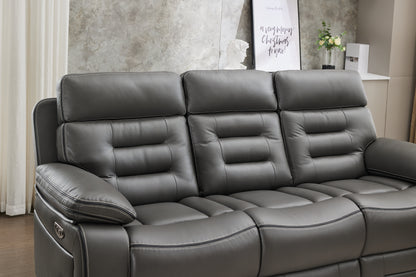 Omanto - 3 Seater - Leather Recliner