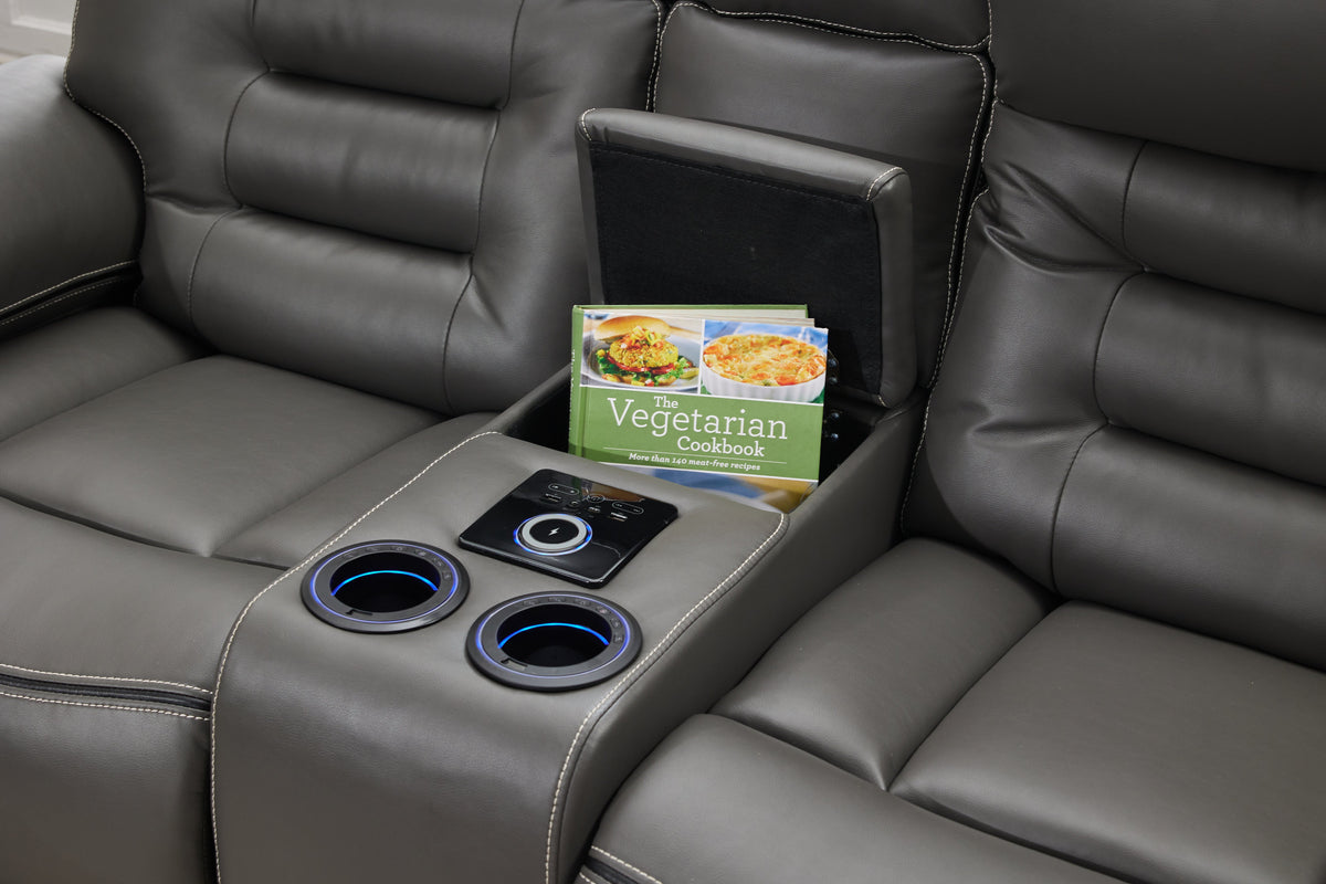 Lumi - 2 Seater - Leather Recliner