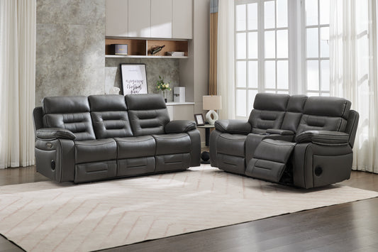 Lumi - 3+2 - Leather Recliners