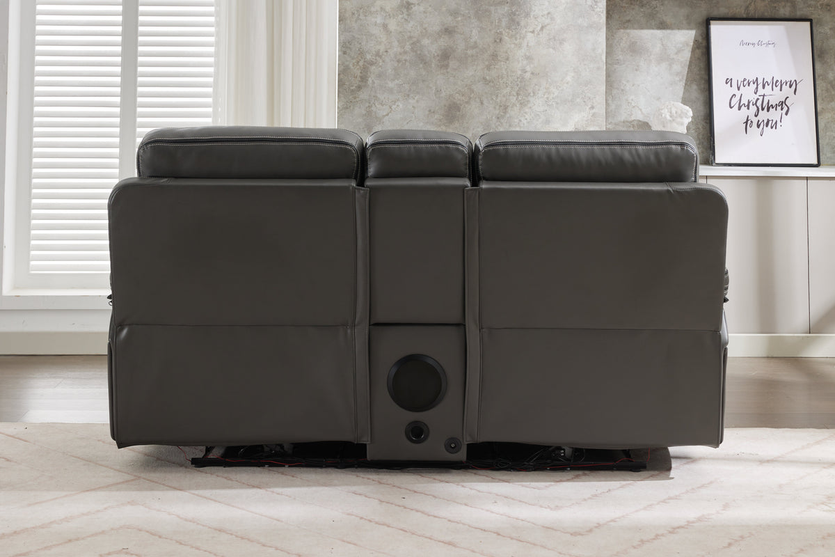 Lumi - 3 Seater - Leather Recliner
