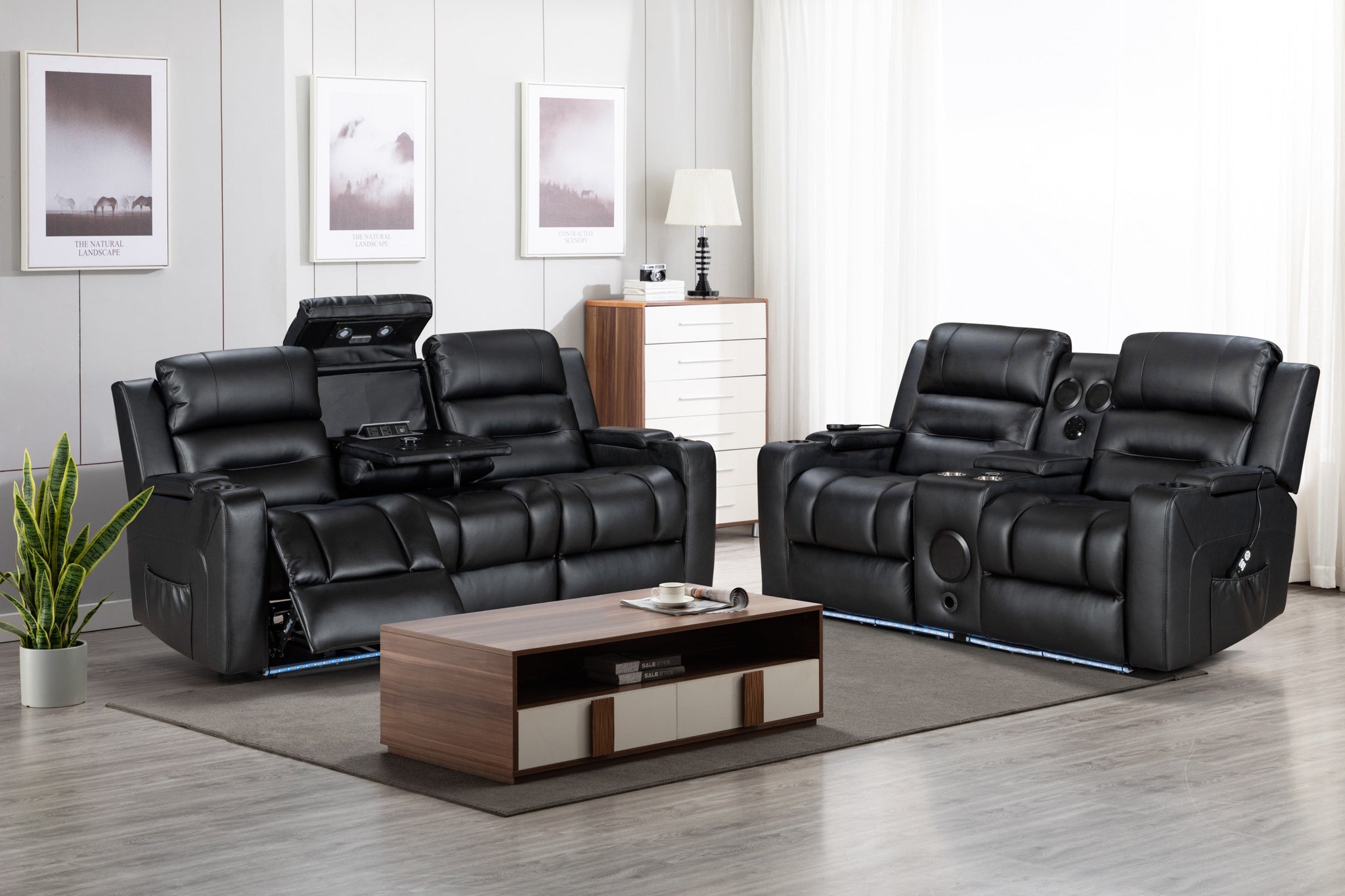 Tavira - 3+2 - Leather Recliners