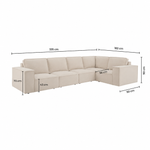 Brooklyn Modular Large Right Hand L-Shape Sofa
