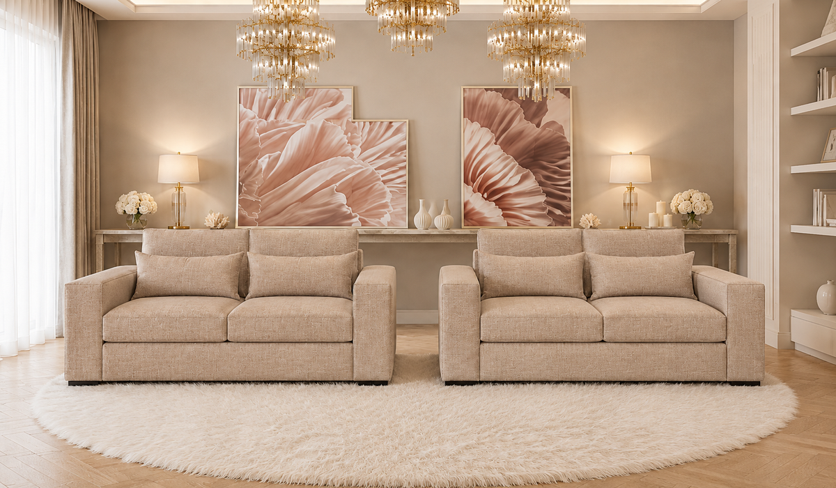 Orlando Luxe 3 Seater & 2 Seater Set