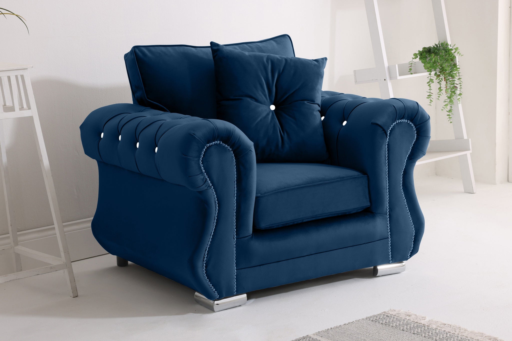 Elowen 3+2 Fullback + Diamonds + Extra Cushions