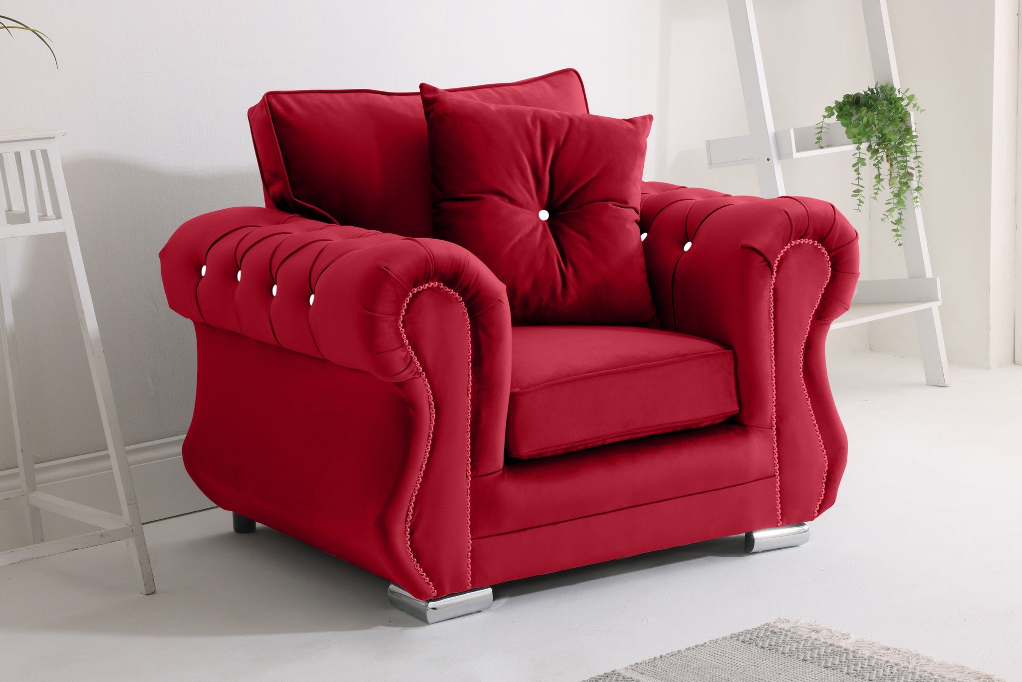 Elowen Corner Fullback + Diamonds + Extra Cushions