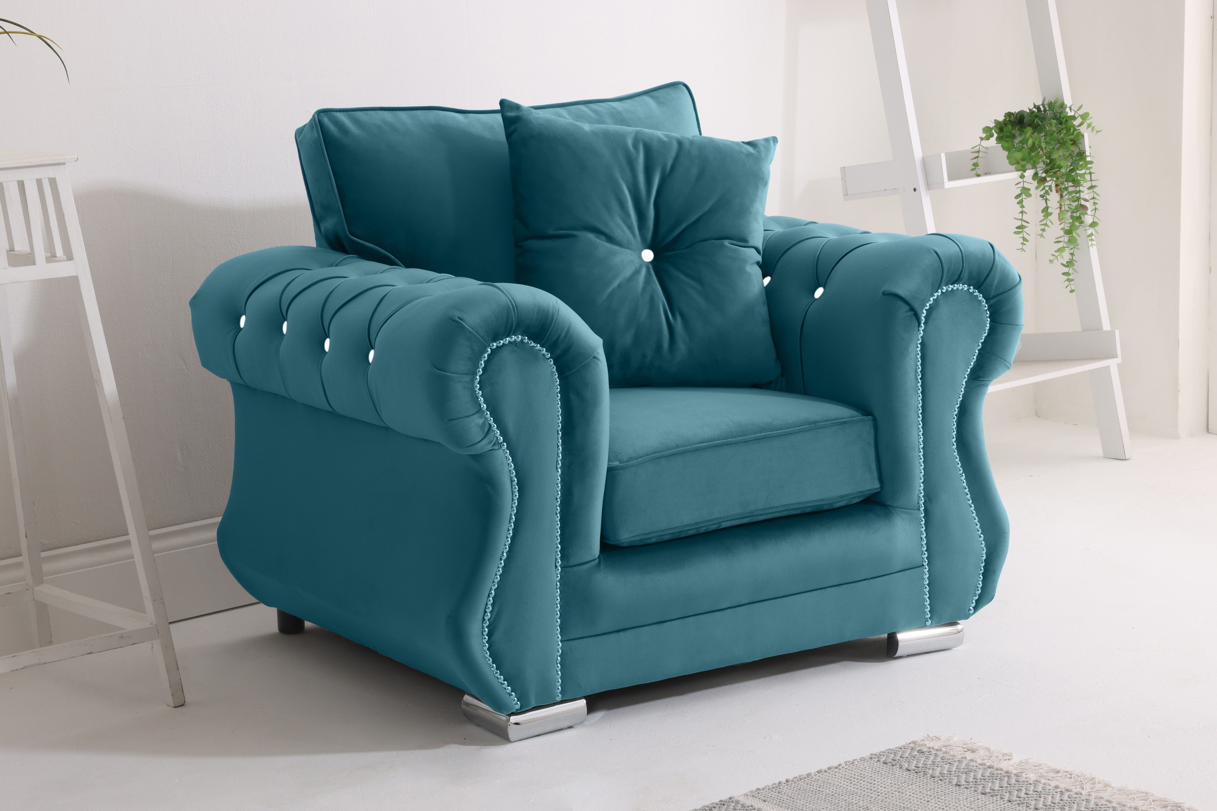 Elowen 3+2 Fullback + Diamonds + Extra Cushions