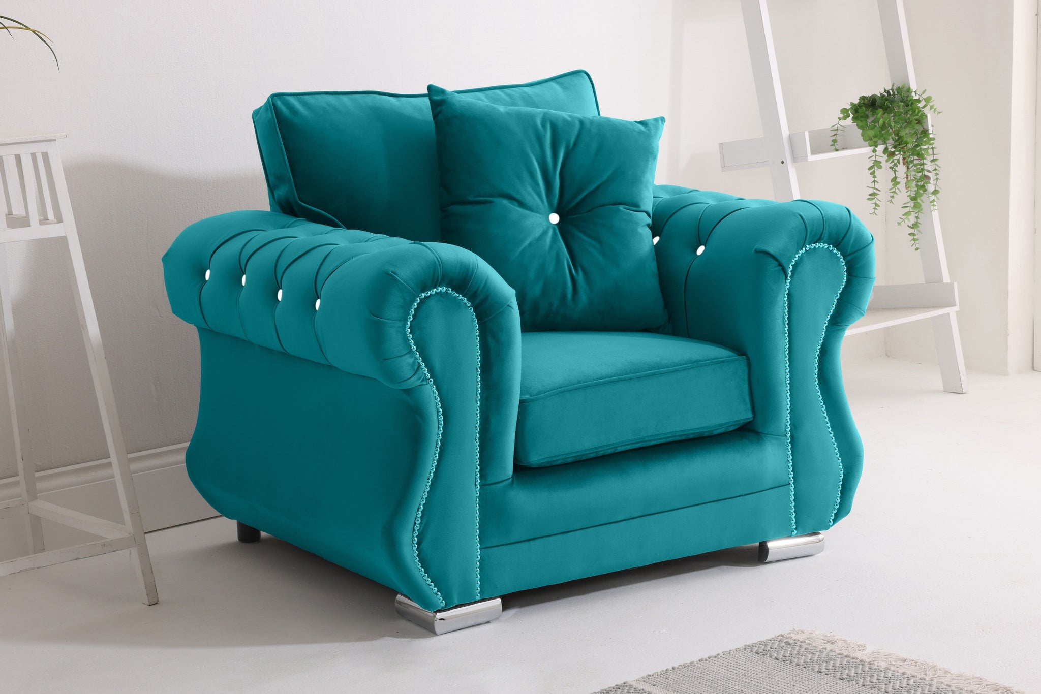 Elowen 3+2 Fullback + Diamonds + Extra Cushions