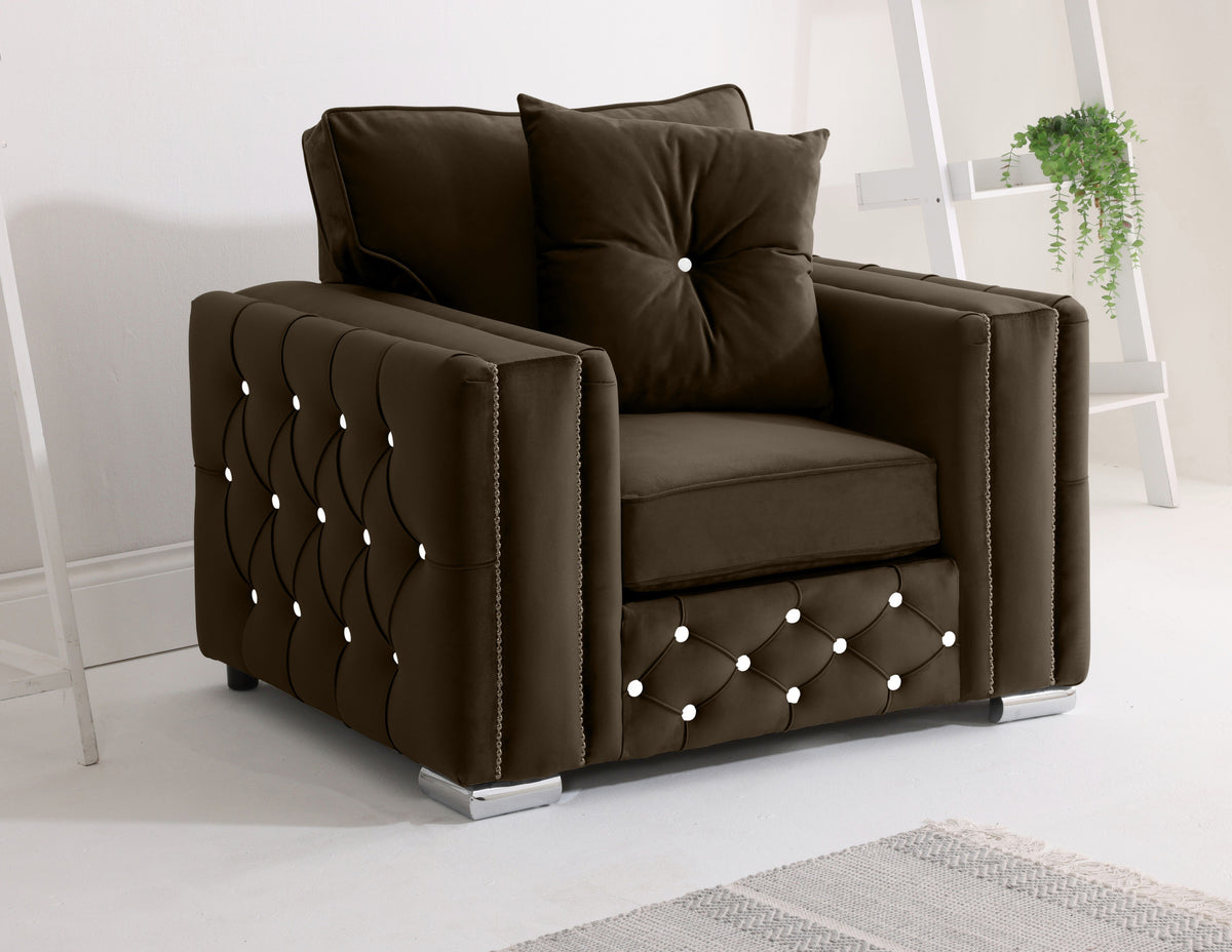 Arlo Corner Fullback + Extra Cushions + Diamonds