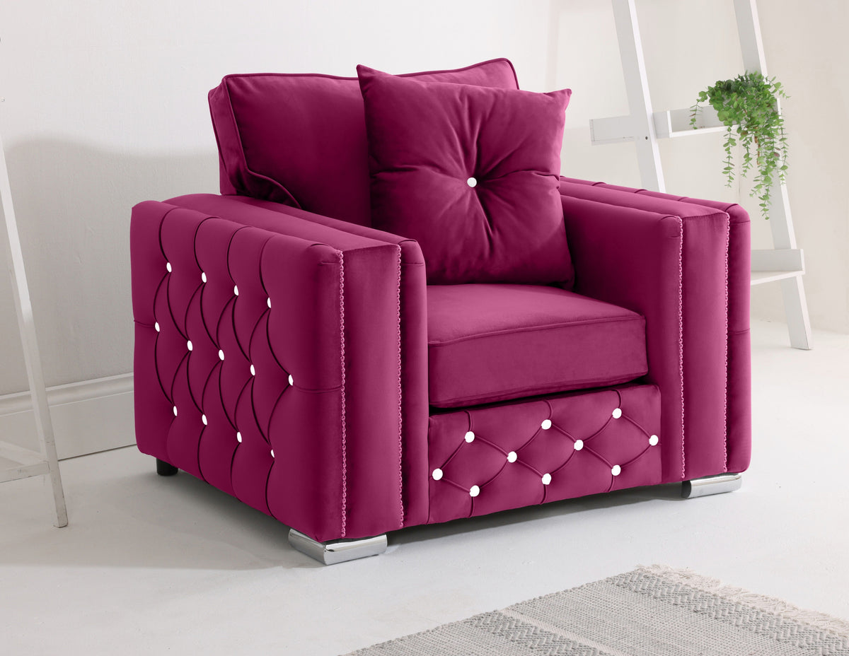 Arlo Corner Fullback + Extra Cushions + Diamonds