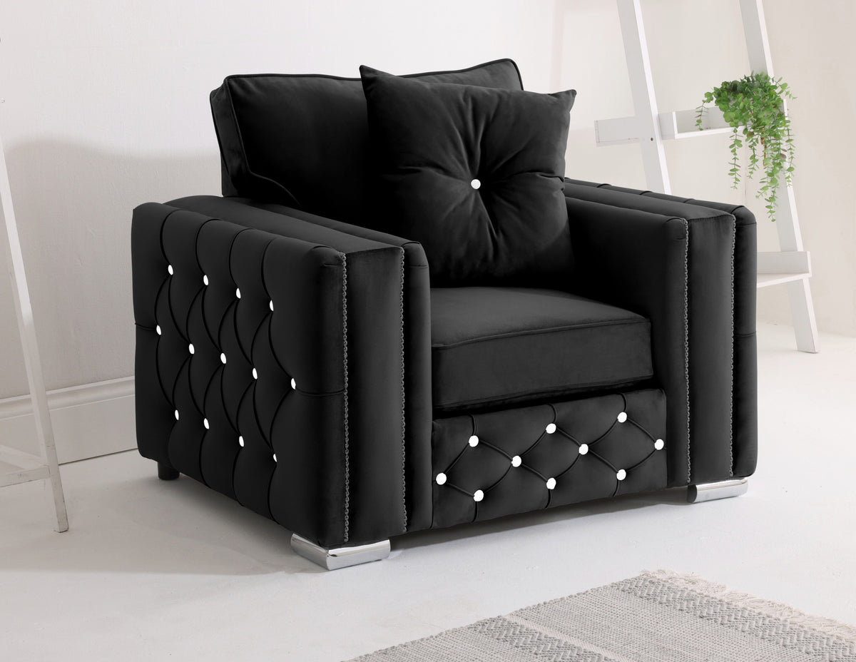 Arlo Corner Fullback + Extra Cushions + Diamonds