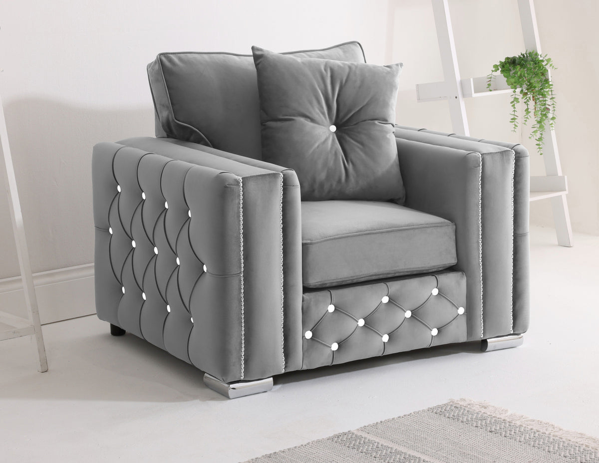 Arlo Corner Fullback + Extra Cushions + Diamonds