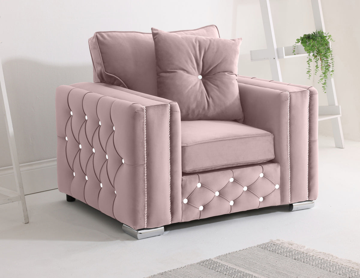 Arlo Corner Fullback + Extra Cushions + Diamonds