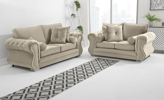 Elowen 3+2 Fullback + Diamonds + Extra Cushions