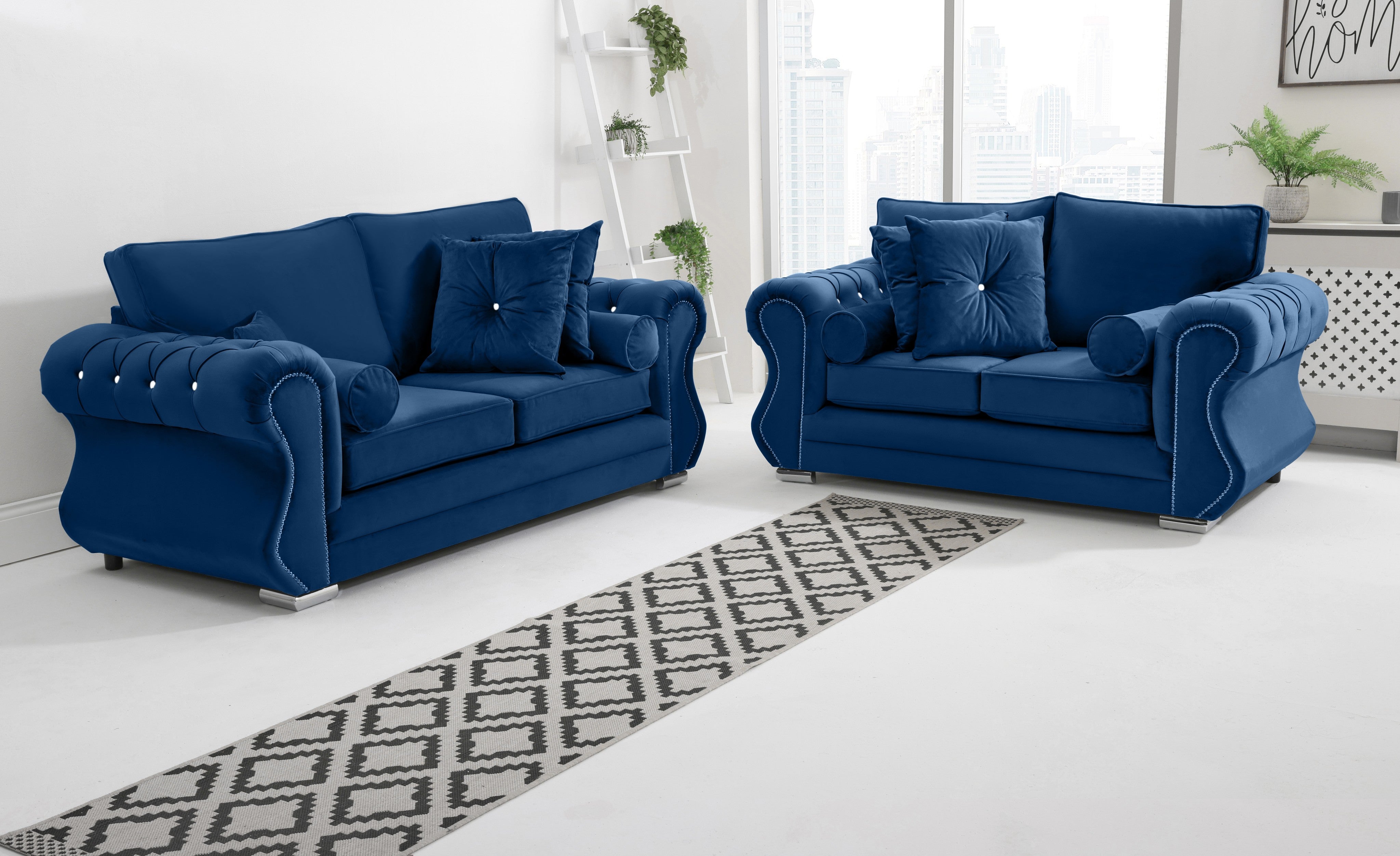 Elowen 3+2 Fullback + Diamonds + Extra Cushions