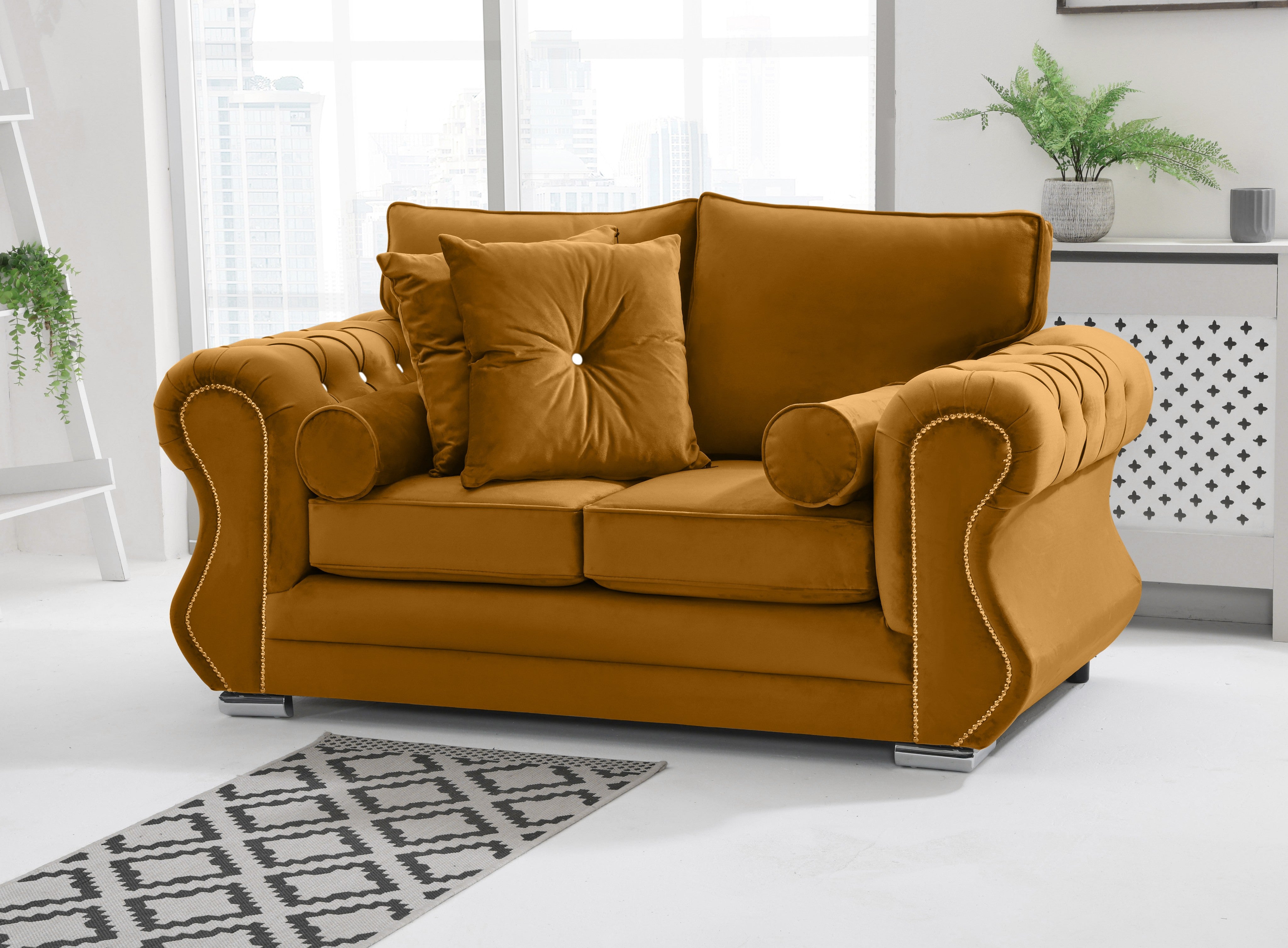 Elowen 3+2 Fullback + Diamonds + Extra Cushions