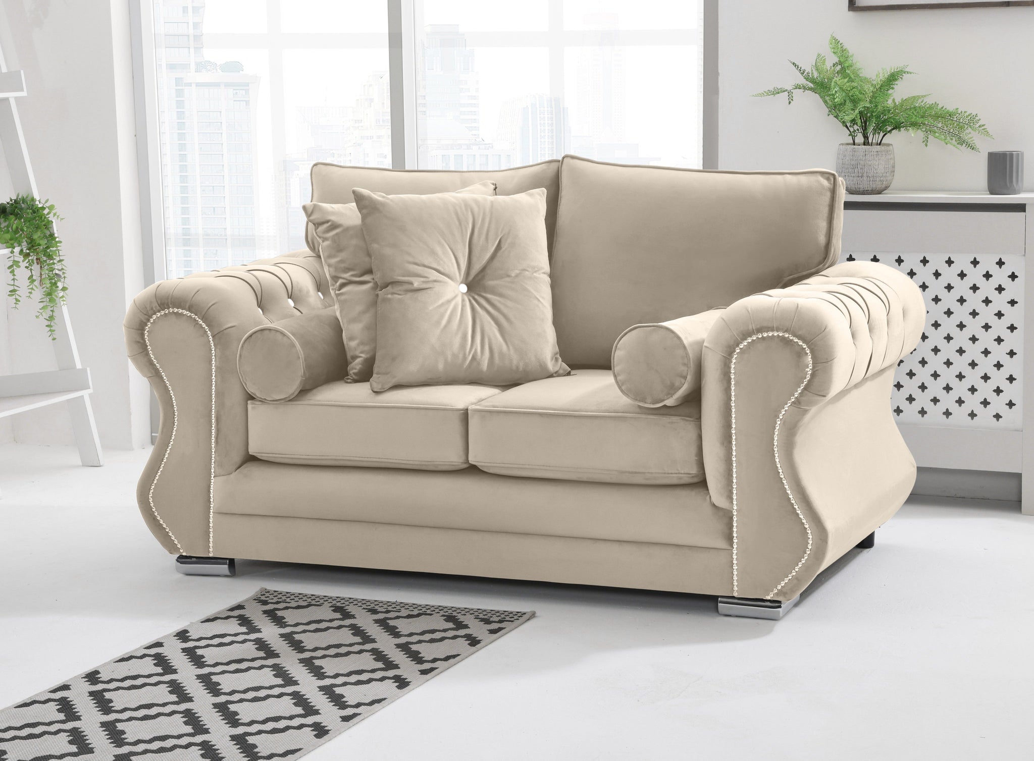 Elowen 3+2 Fullback + Diamonds + Extra Cushions