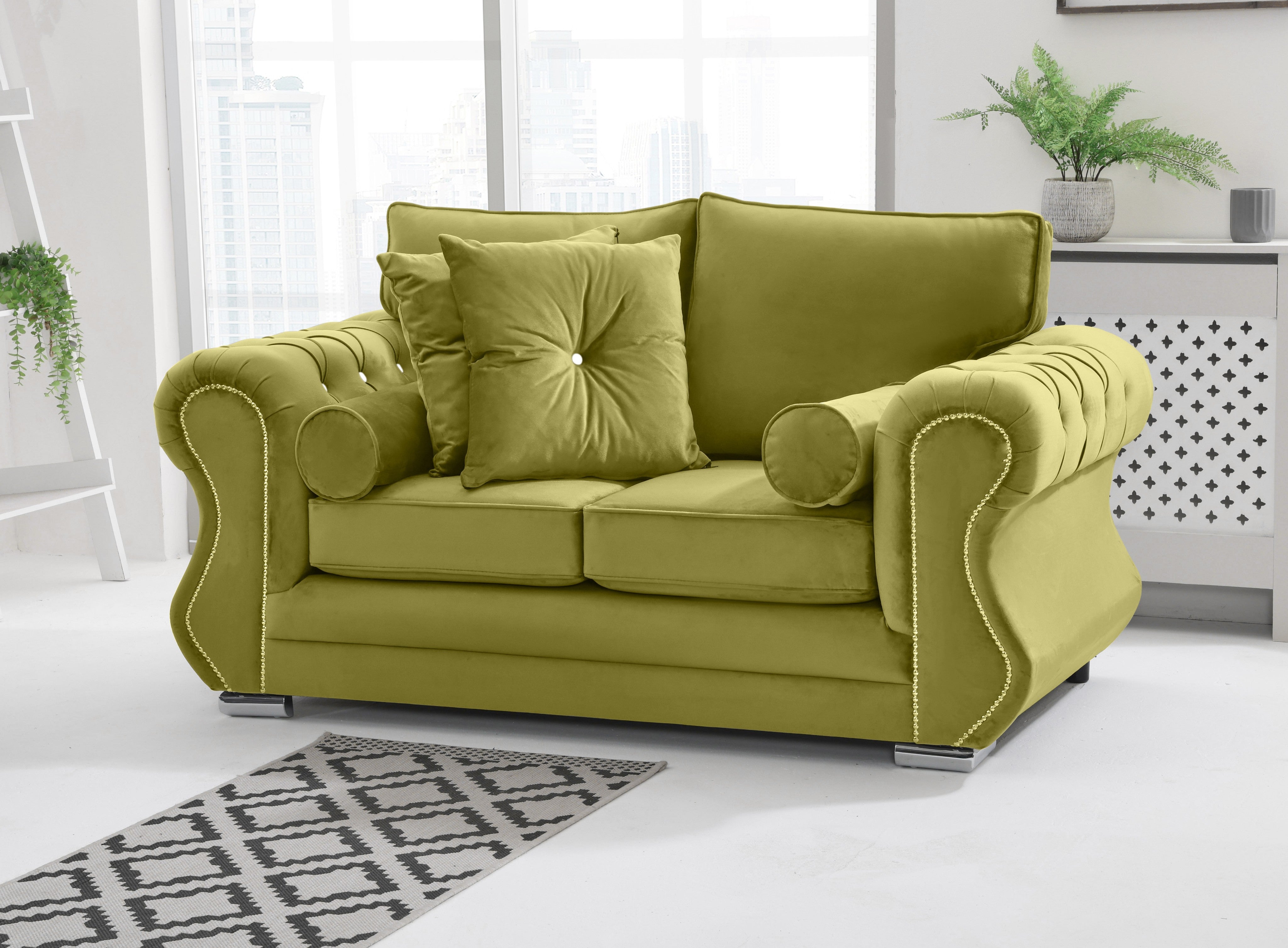 Elowen 3+2 Fullback + Diamonds + Extra Cushions