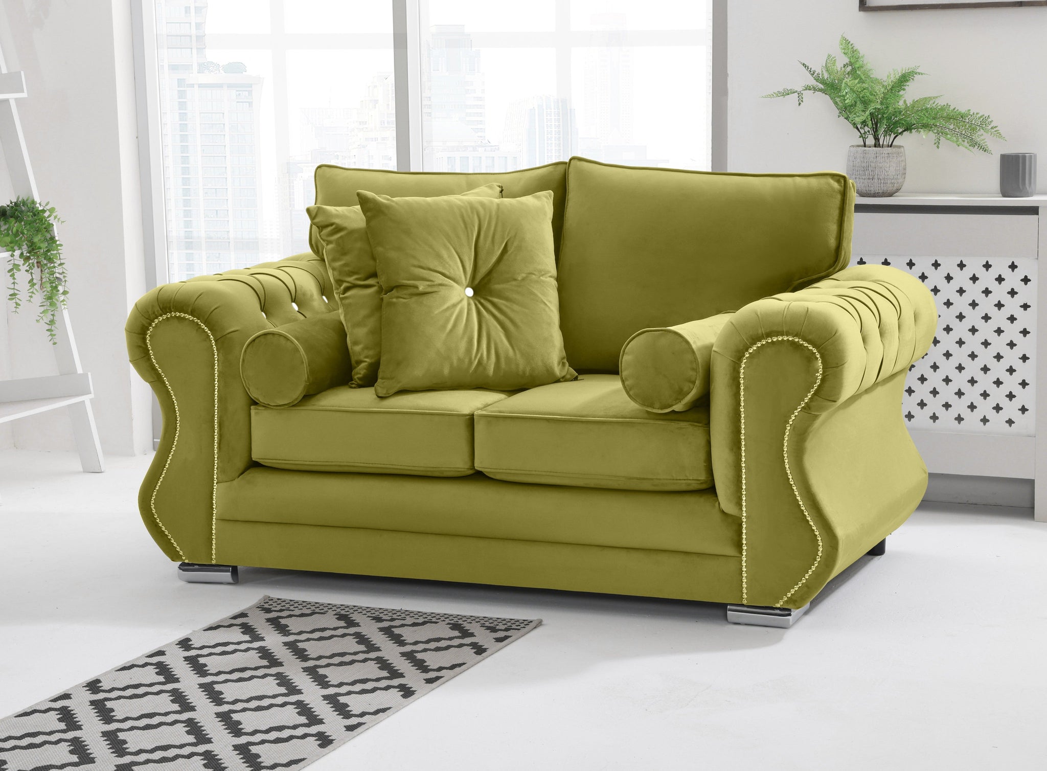 Elowen 3+2 Fullback + Diamonds + Extra Cushions