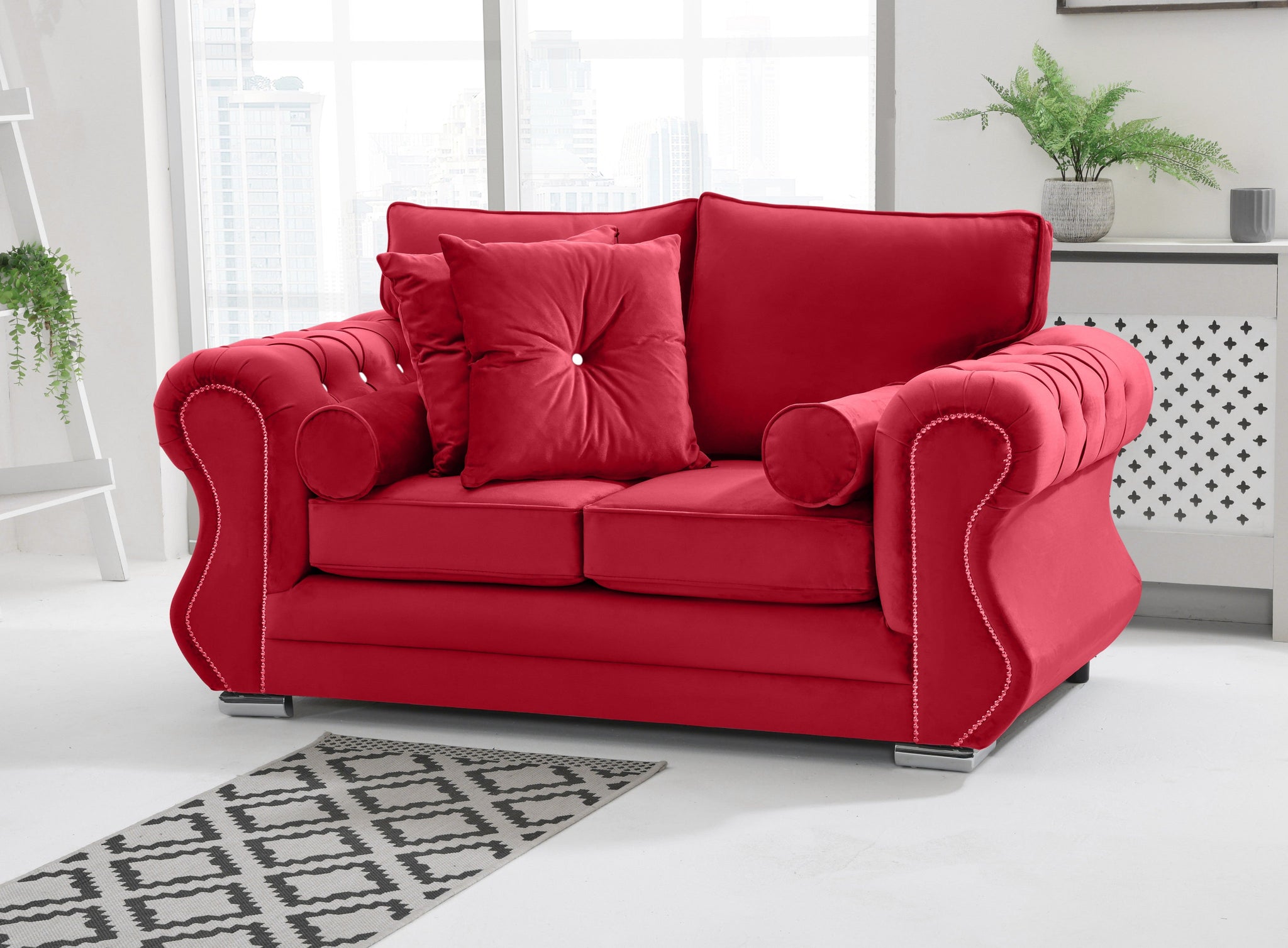 Elowen 3+2 Fullback + Diamonds + Extra Cushions