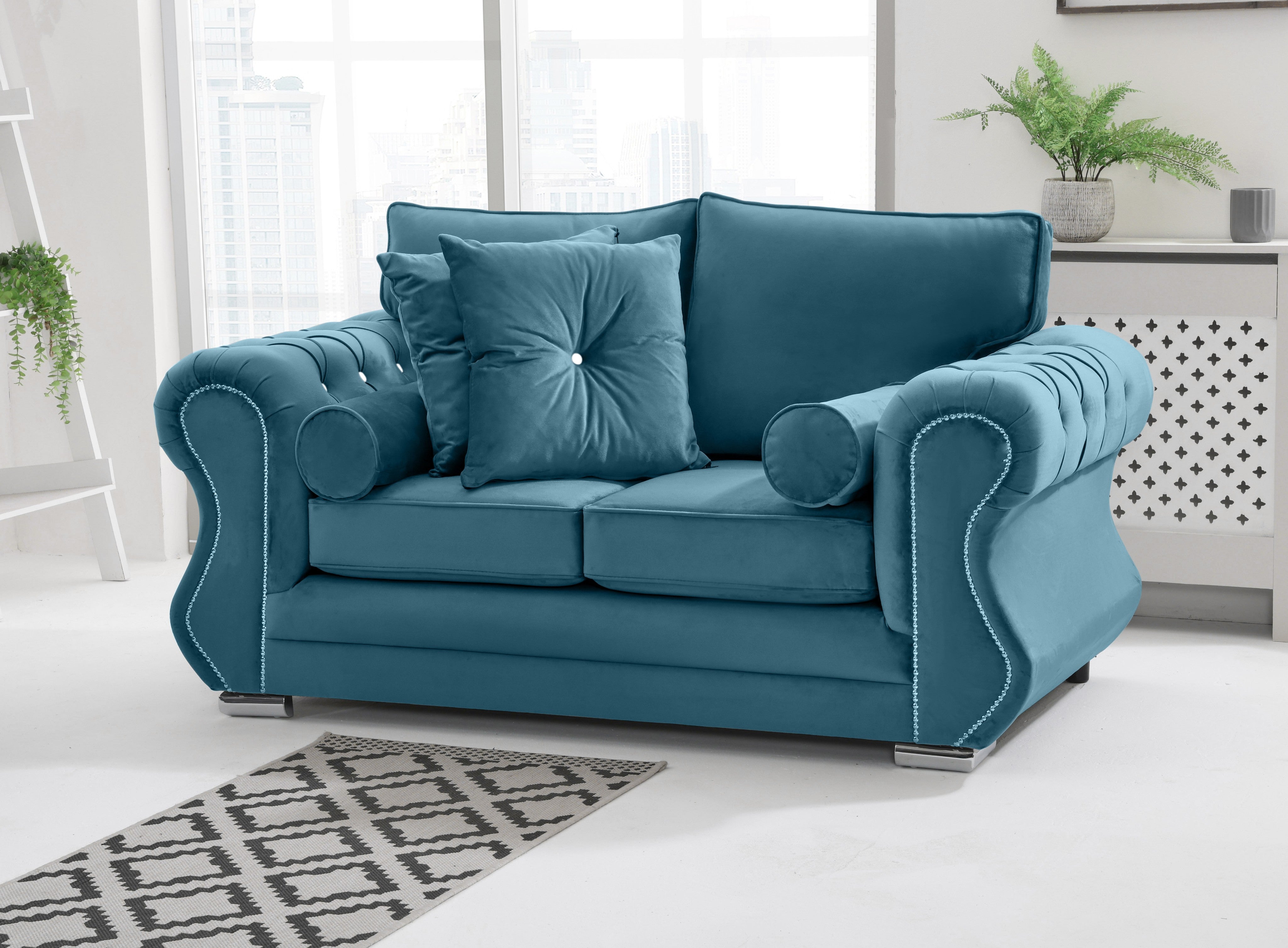 Elowen 3+2 Fullback + Diamonds + Extra Cushions