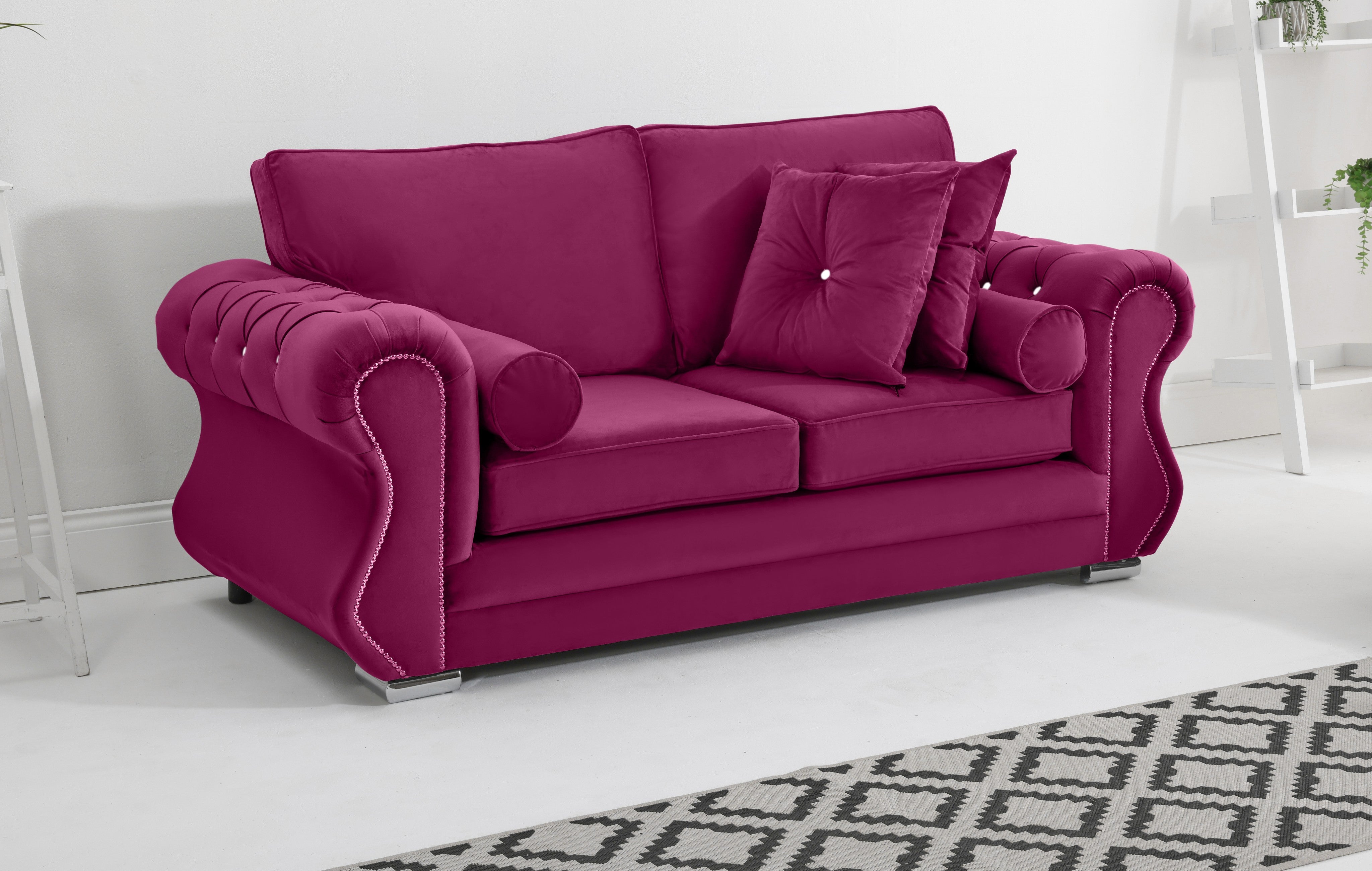 Elowen 3+2 Fullback + Diamonds + Extra Cushions