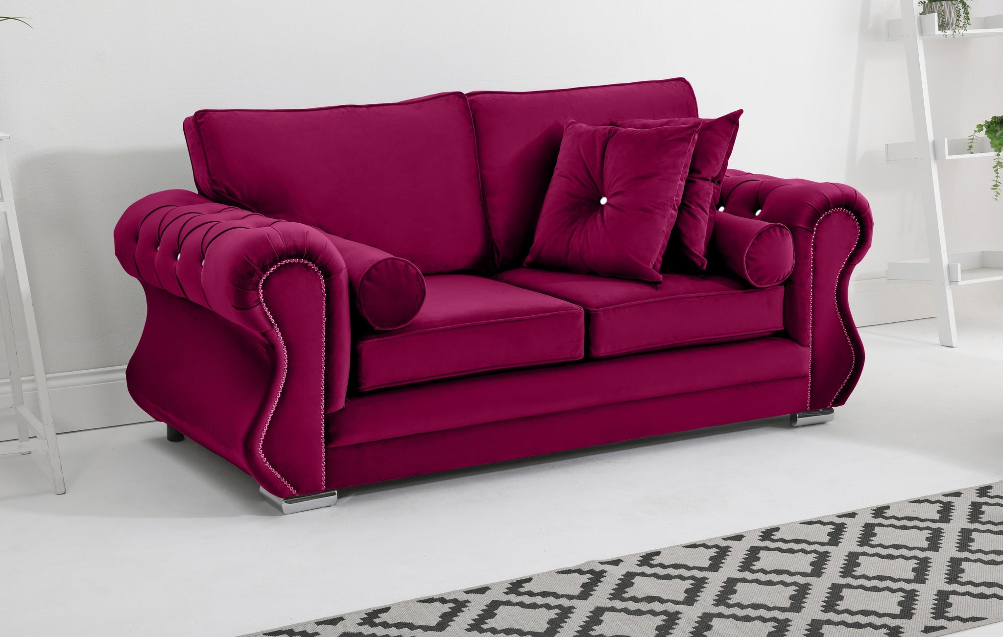 Elowen 3+2 Fullback + Diamonds + Extra Cushions