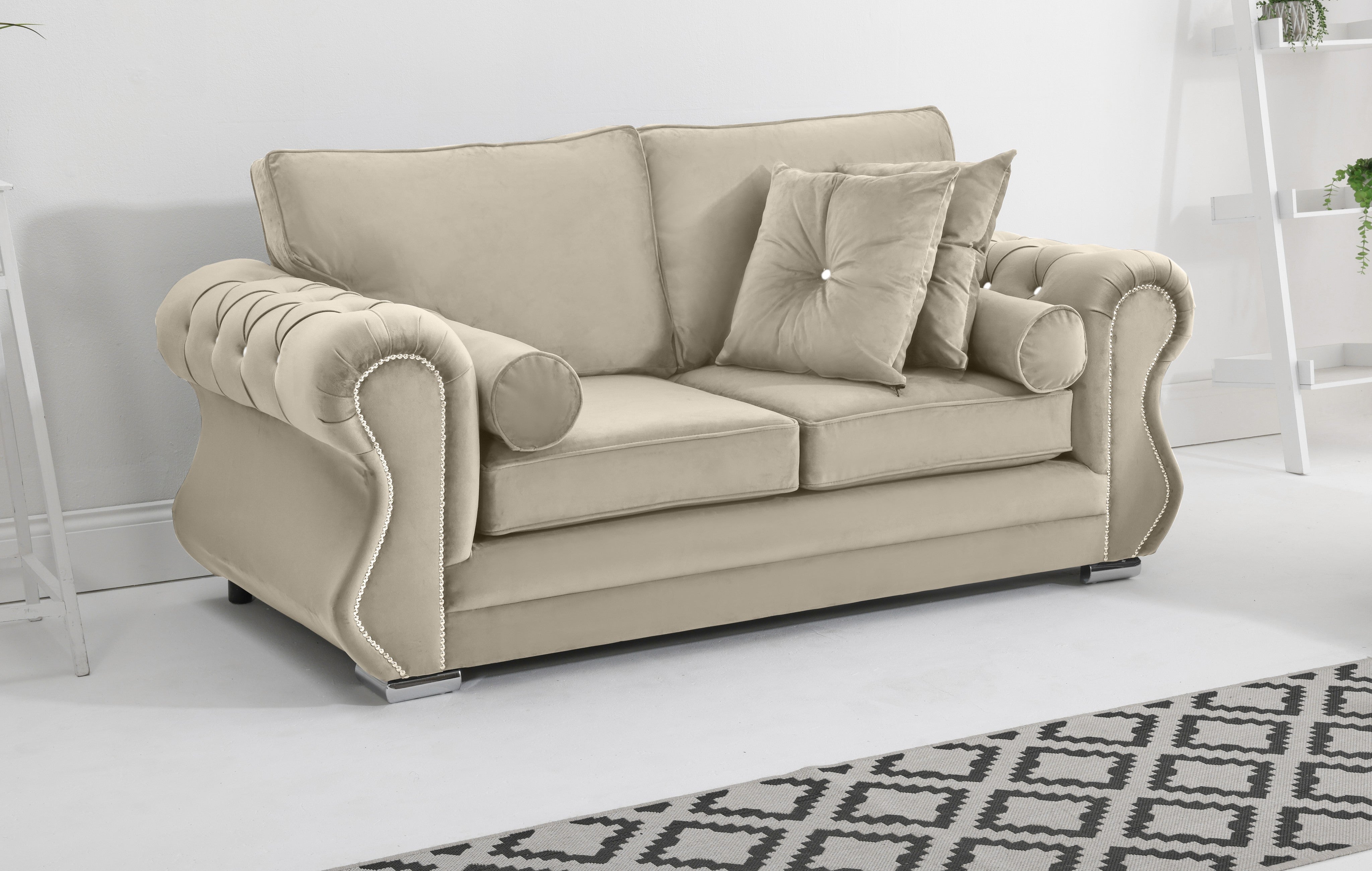 Elowen 3+2 Fullback + Diamonds + Extra Cushions