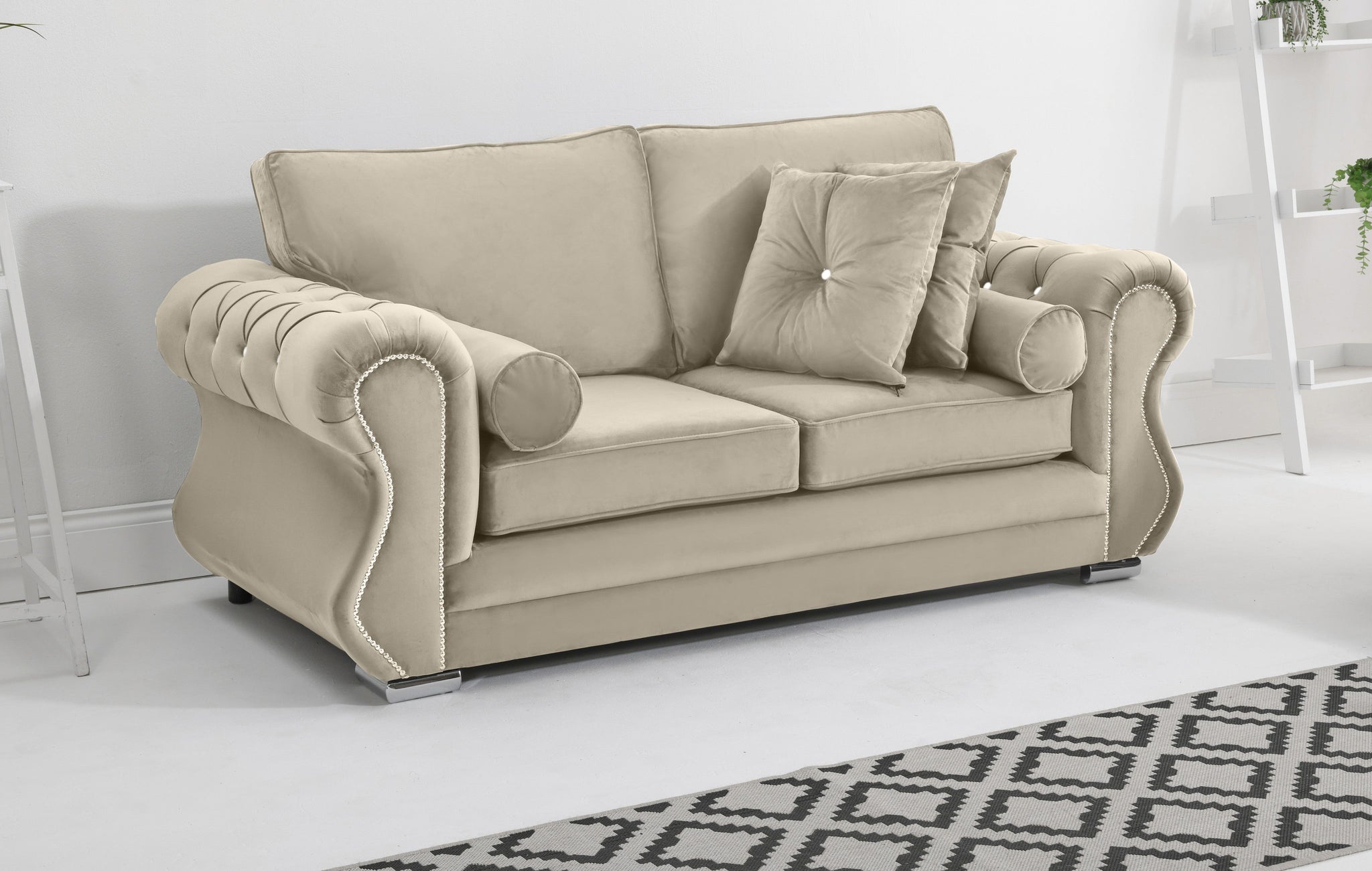 Elowen 3+2 Fullback + Diamonds + Extra Cushions