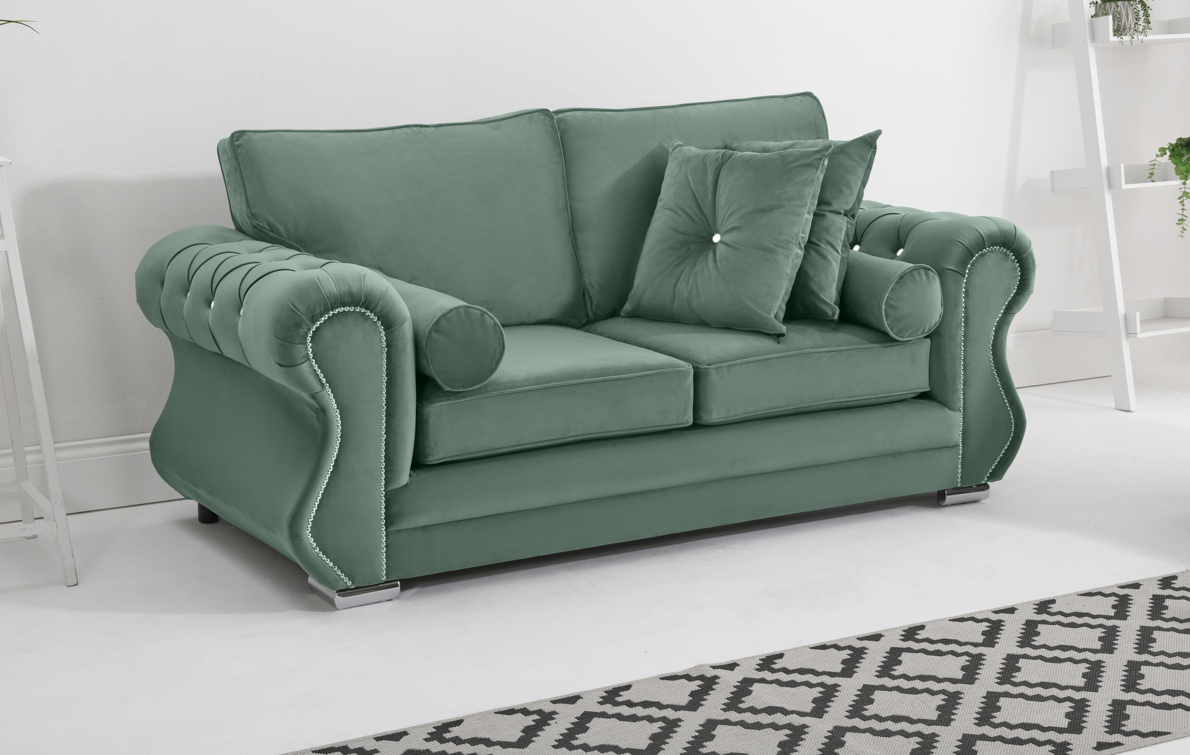 Elowen 3+2 Fullback + Diamonds + Extra Cushions